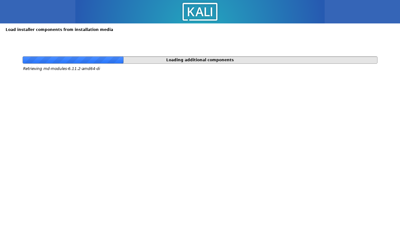 Load installer components from installation media